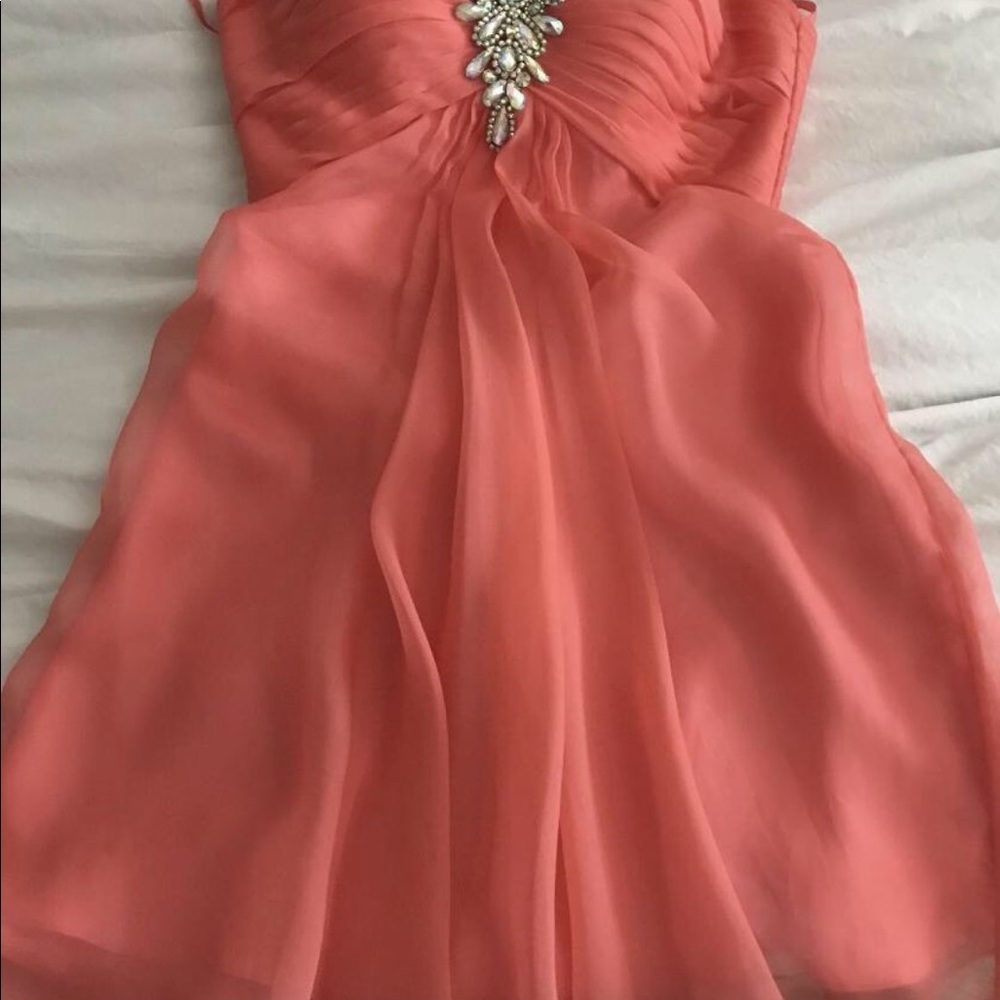 Formal coral dress